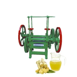 Heavy Duty Gear Manual Sugarcane Machine with Stand, Delux Model